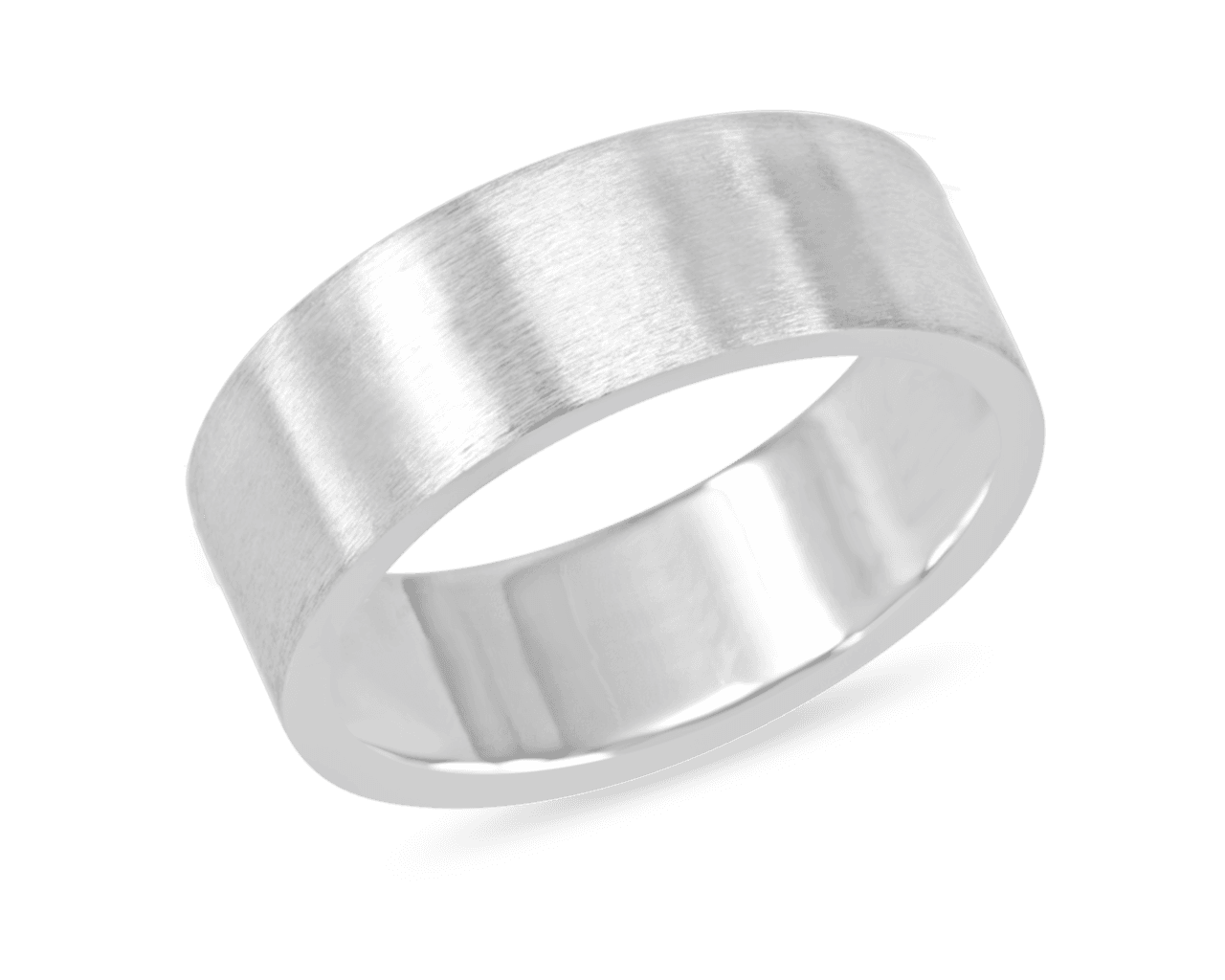 The Blake Mens 7mm Brushed Wedding Band