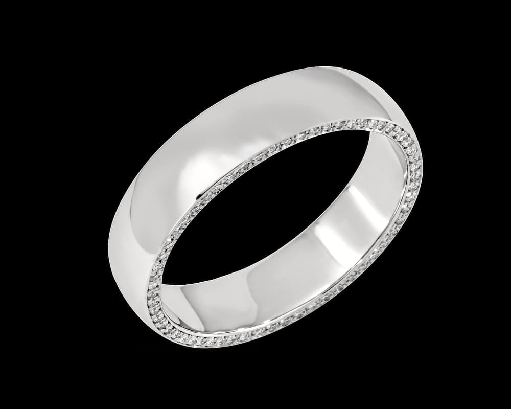 The Grayson 5mm Mens Band with Pave